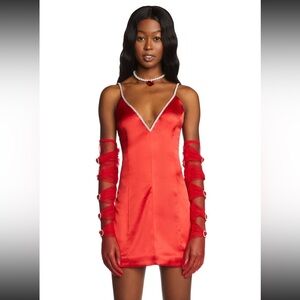Do it for love red mini dress dollskill